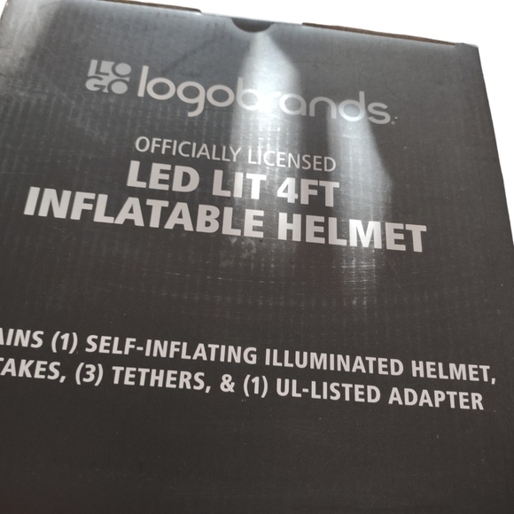 NEW West Virginia Football inflatable Helmet 4ft LED lit Logo brands sports - Picture 3 of 3